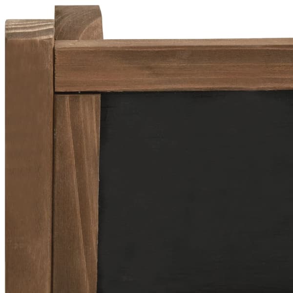 vidaXL plantestativ i 3 niveauer med tavle 40x30x90 cm fyrretræ -  Planteborde