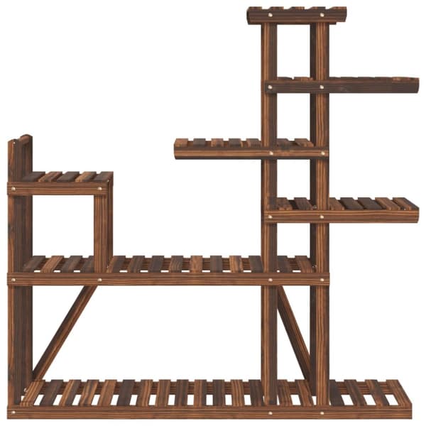 vidaXL Växtställ 110x25x111 cm massivt granträ -  Växtställ