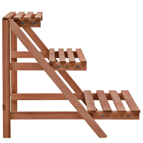 vidaXL plantestativ i 3 niveauer cedertræ 48 x 45 x 40 cm -  Planteborde
