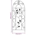 Miniatyrbillede 6 af 6: The Living Store plantestativer 3 stk. 40x100 cm jern sort -  Planteborde