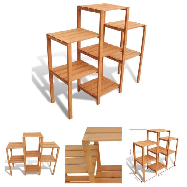 The Living Store Kukkateline 97 x 31 x 87 cm -  Kukkatelineet