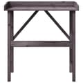 Pikkukuva 5 / 10: The Living Store Kukkapöytä hyllyllä harmaa 78x38x82,5 cm täysi kuusi -  Kukkatelineet