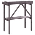Pikkukuva 7 / 10: The Living Store Kukkapöytä hyllyllä harmaa 78x38x82,5 cm täysi kuusi -  Kukkatelineet