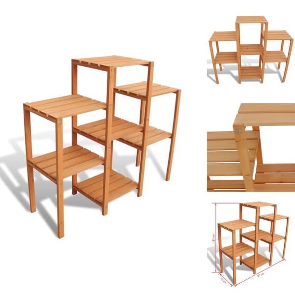 Planteborde - Living plantestativ til haven 97 x 31 x 87 cm