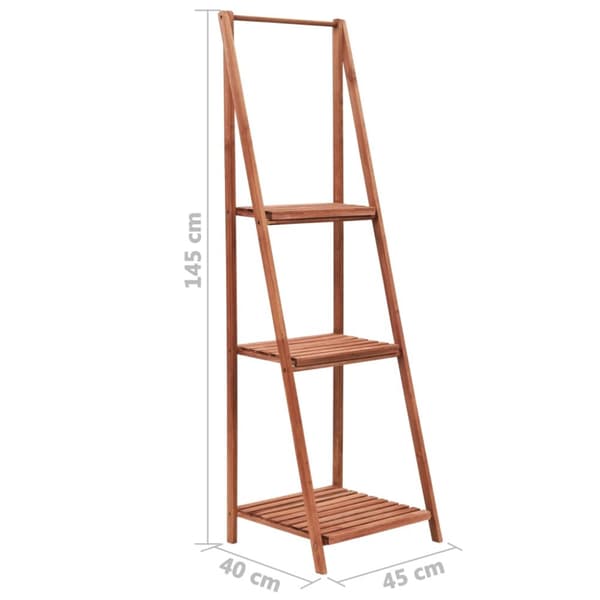 Plantestativ cedertræ 45 x 40 x 145 cm - Plantestativ - Plantestativer - Home & Living