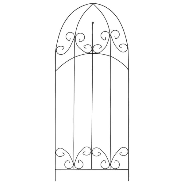 Kasvitelineet 3 kpl musta 40x100 cm rauta - Kasviteline - Kasvitelineet - Home & Living