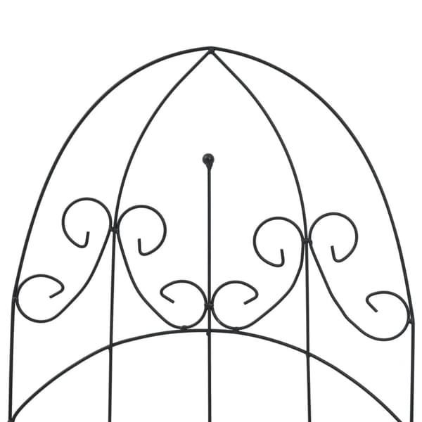 Kasvitelineet 3 kpl musta 40x100 cm rauta - Kasviteline - Kasvitelineet - Home & Living