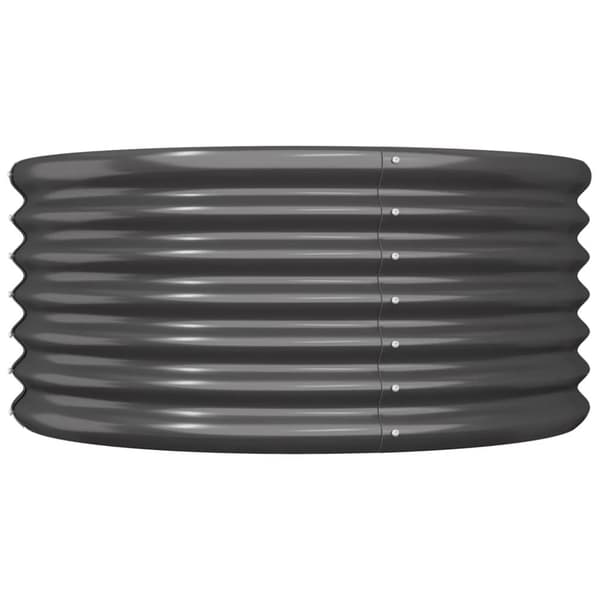 plantekrukke 80x80x36 cm pulverlakeret stål antracitgrå