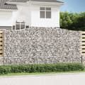 Miniatyrbild 1 av 6: Gabioner bågformade 3 st 400x50x200/220 cm galvaniserat järn