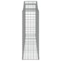 Miniatyrbillede 5 af 6: buede gabionkurve 20 stk. 300x50x140/160 cm galvaniseret jern