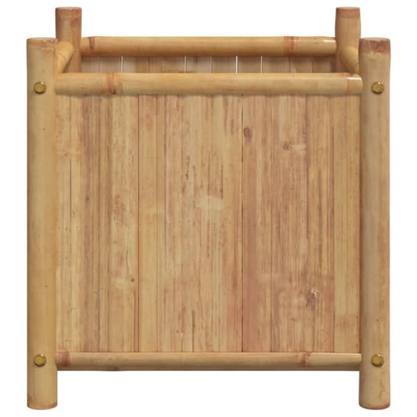 Kukkalaatikko 50x50x50 cm bambu