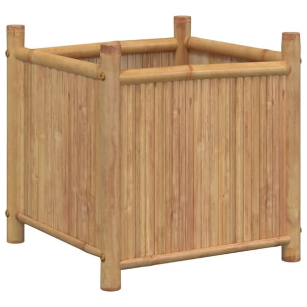Kukkalaatikko 50x50x50 cm bambu