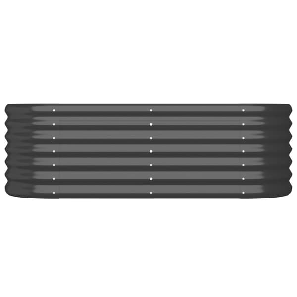 Odlingslåda pulverlackerat stål 114x40x36 cm antracit