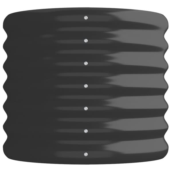 Odlingslåda pulverlackerat stål 114x40x36 cm antracit
