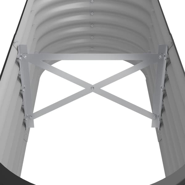 Odlingslåda pulverlackerat stål 114x40x36 cm antracit