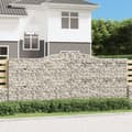 Miniatyrbild 1 av 6: Gabion bågformad 10 st 400x50x160/180 cm galvaniserat järn