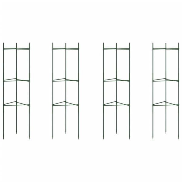 vidaXL Tomatburar 4 st 116 cm stål och PP