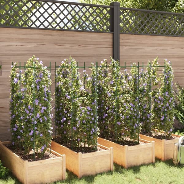 vidaXL Tomatbur 8 stk 116 cm stål og PP