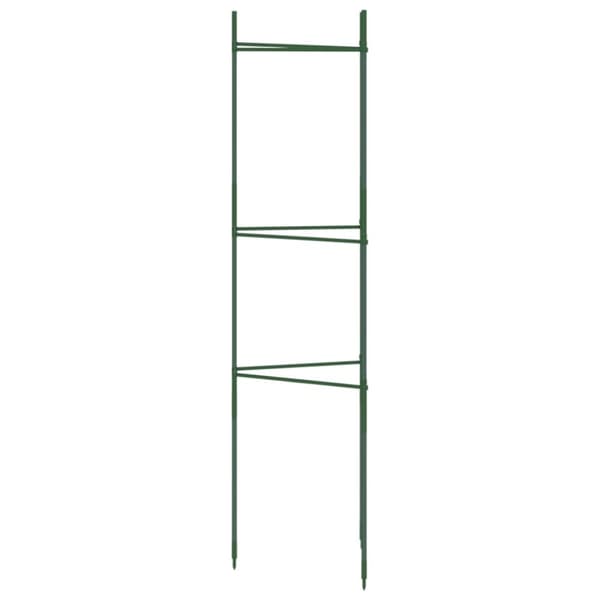 vidaXL Tomaattihäkki 6 kpl 116 cm teräs ja PP
