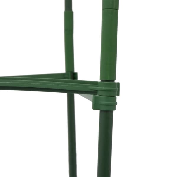 vidaXL Tomaattihäkki 6 kpl 116 cm teräs ja PP