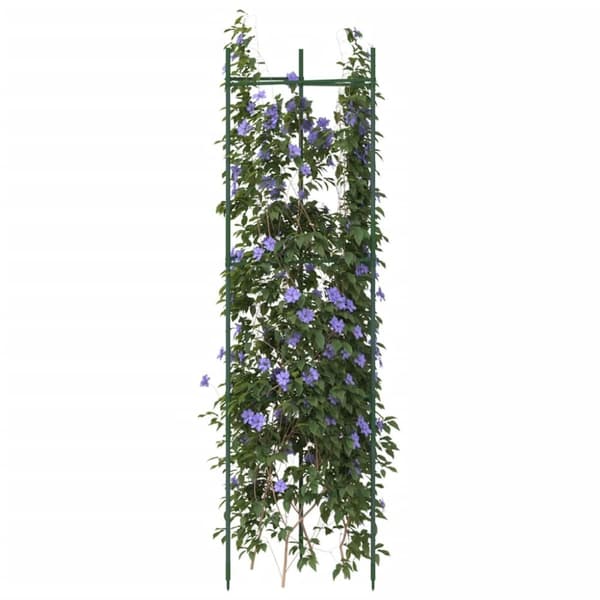 vidaXL Tomaattihäkki 6 kpl 116 cm teräs ja PP