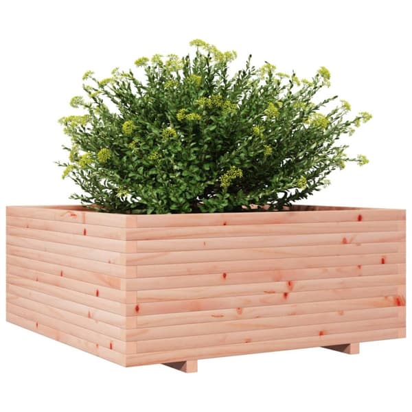 Odlingslåda 110x110x49,5 cm massivt douglasträ