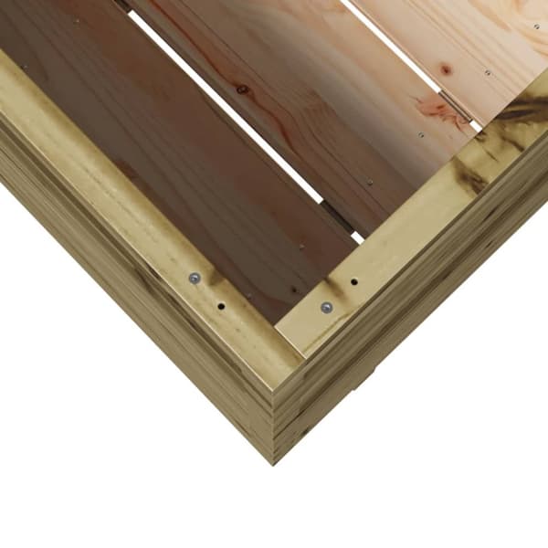 plantekasse 90x40x72,5 cm imprægneret fyrretræ