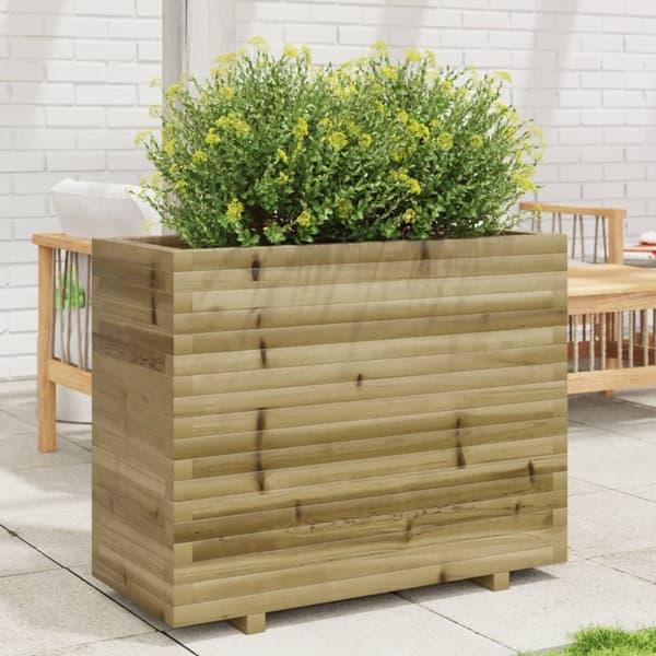 plantekasse 90x40x72,5 cm imprægneret fyrretræ