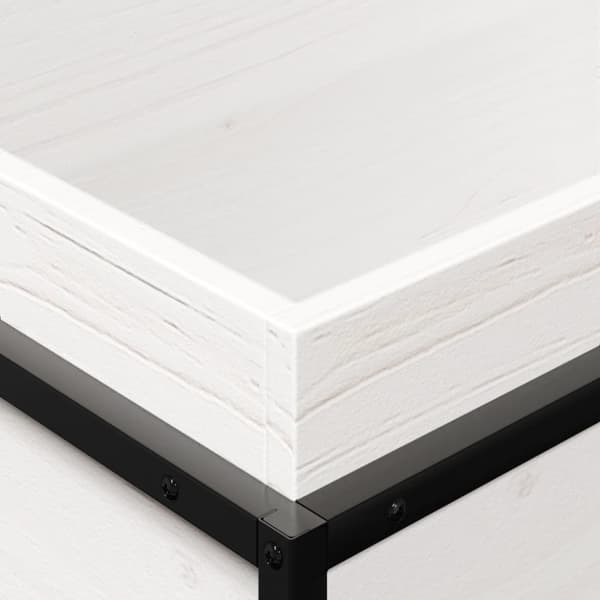 plantekasse 60x40x50 cm massivt fyrretræ hvid