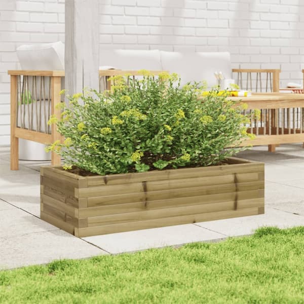 plantekasse 90x40x23 cm imprægneret fyrretræ