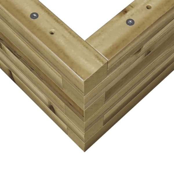 plantekasse 90x40x23 cm imprægneret fyrretræ