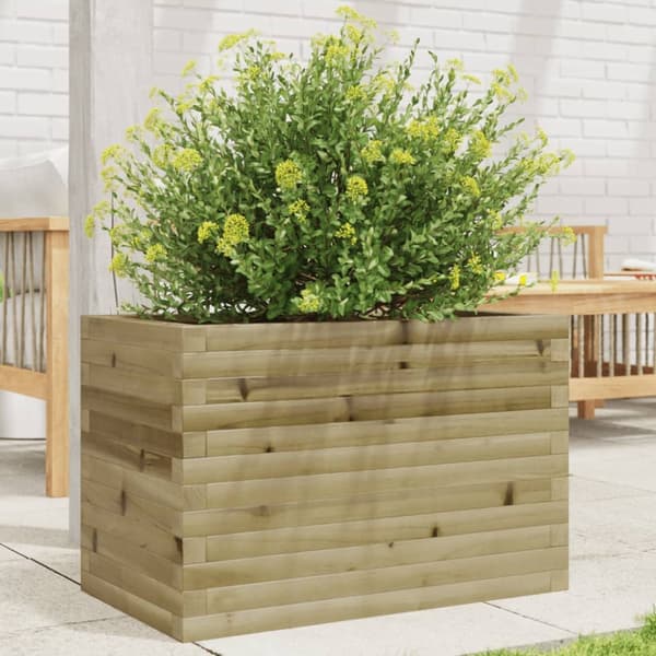 plantekasse 70x40x45,5 cm imprægneret fyrretræ