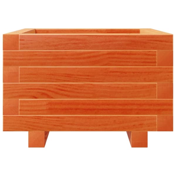 Odlingslåda vaxbrun 40x40x26,5 cm massiv furu