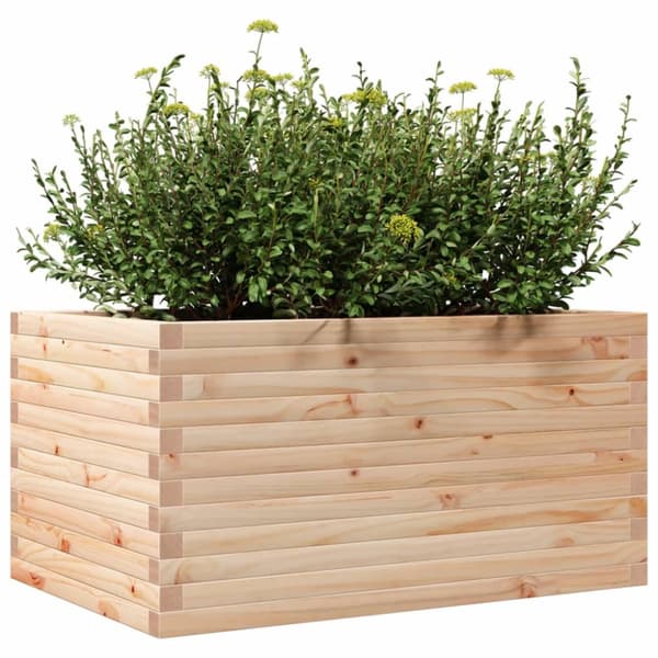 plantekasse 90x60x45,5 cm massivt fyrretræ