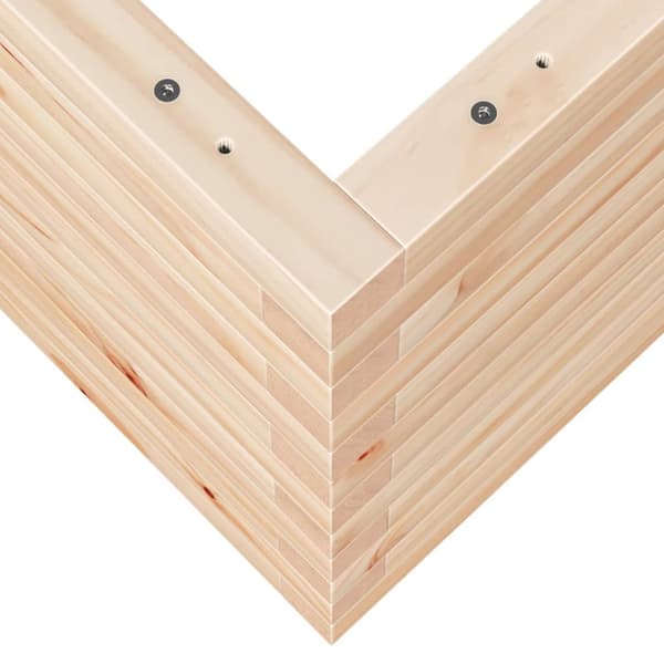 plantekasse 90x60x45,5 cm massivt fyrretræ