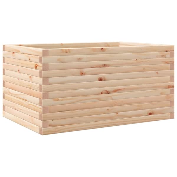 plantekasse 90x60x45,5 cm massivt fyrretræ