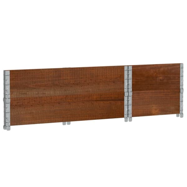 plantekasse 100x50 cm massivt fyrretræ brun