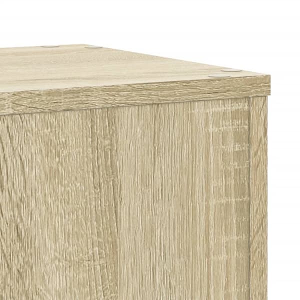 Kasvitelineet 2 kpl Sonoma-tammi 30x30x50 cm tekninen puu
