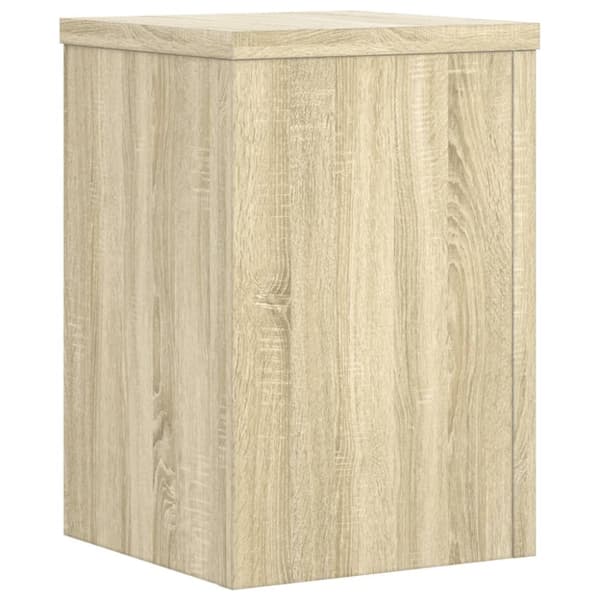 plantestativer 2 stk. 25x25x35 cm konstrueret træ sonoma-eg