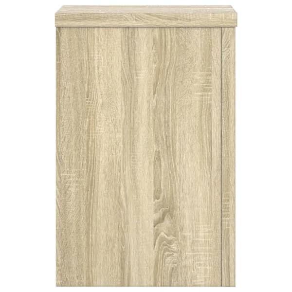 plantestativer 2 stk. 25x25x35 cm konstrueret træ sonoma-eg