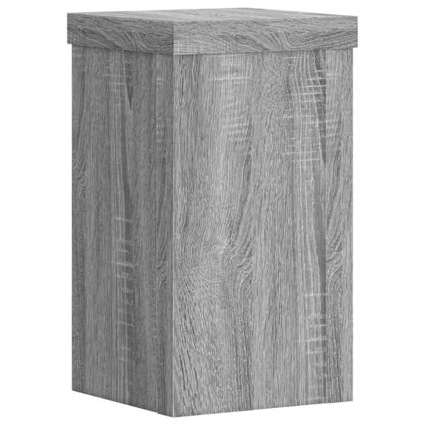 Växtställ 2 st grå sonoma 10x10x18 cm konstruerat trä
