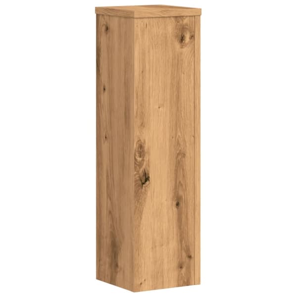 Växtställ 2 st ek 17x17x60 cm konstruerat trä