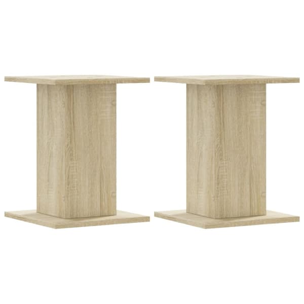 Kasvitelineet 2 kpl Sonoma-tammi 30x30x40 cm tekninen puu