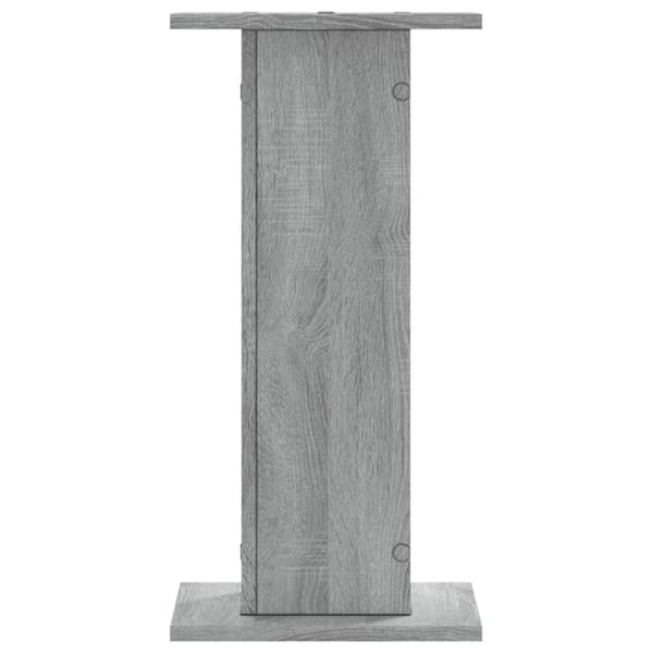 Kasvitelineet 2 kpl harmaa Sonoma 30x30x60 cm tekninen puu