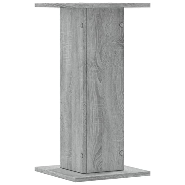 Kasvitelineet 2 kpl harmaa Sonoma 30x30x60 cm tekninen puu