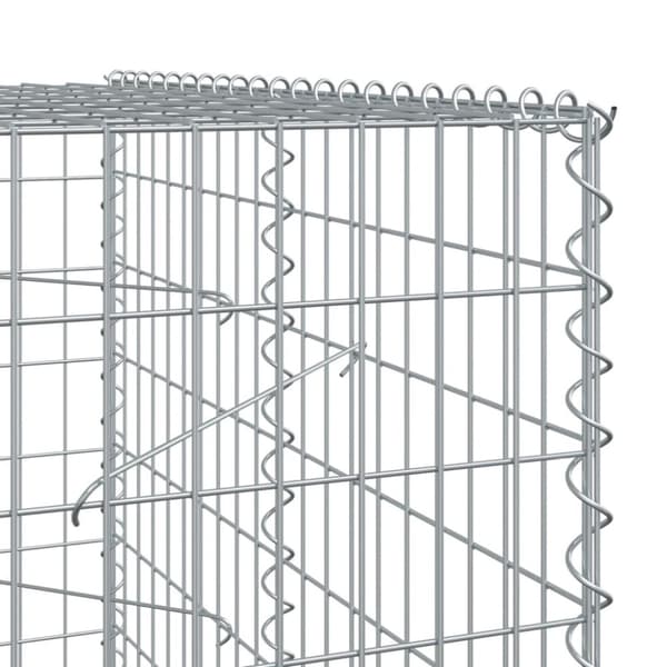 Kivikori katolla 350x100x200 cm galvanoitu rauta