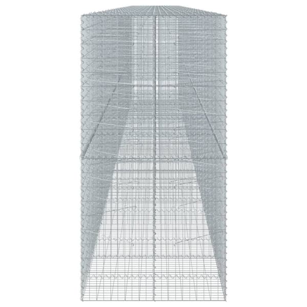 Kivikori katolla 1200x100x200 cm galvanoitu rauta