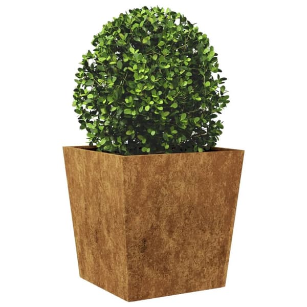 plantekrukker 2 stk. 50x50x50 cm cortenstål