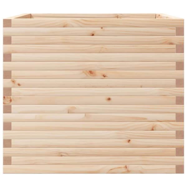 plantekasse 80x80x68,5 cm massivt fyrretræ