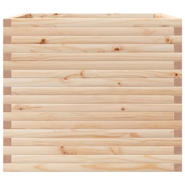 plantekasse 80x80x68,5 cm massivt fyrretræ